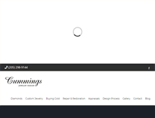 Tablet Screenshot of cummingsjewelrydesign.com